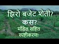 काय आहे झिरो बजेट शेती? । Zero Budget Farming Explaination With Model । Agro Guru