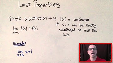 Limit Properties - Direct Substitution (example problem)