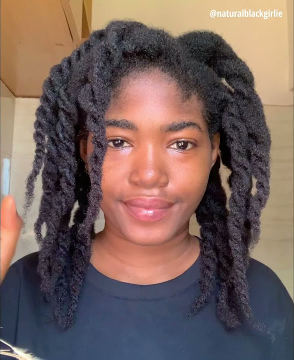 Jumbo Bantu knots tutorial #shorts