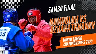 NJIMOULUH Seidou vs DZHAVATKHANOV Abdulkhalim. World Sambo Championships 2023