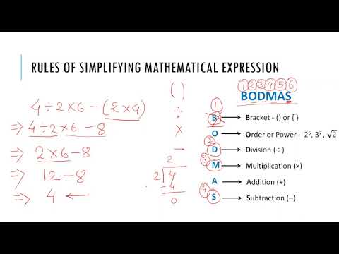 Solving mathematical expression by using BODMAS rule