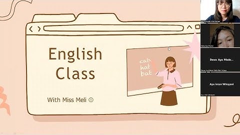 Final Project Micro Teaching - Wholistic Teaching Skill Simulation