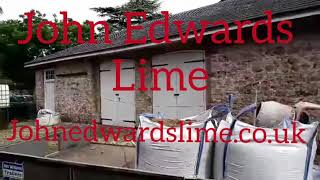 John Edwards Lime (Lime Rendering the front of a stable block)