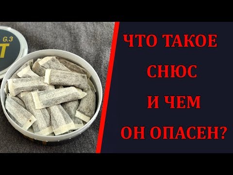 ЧТО ТАКОЕ СНЮС И ЧЕМ ОН ОПАСЕН?