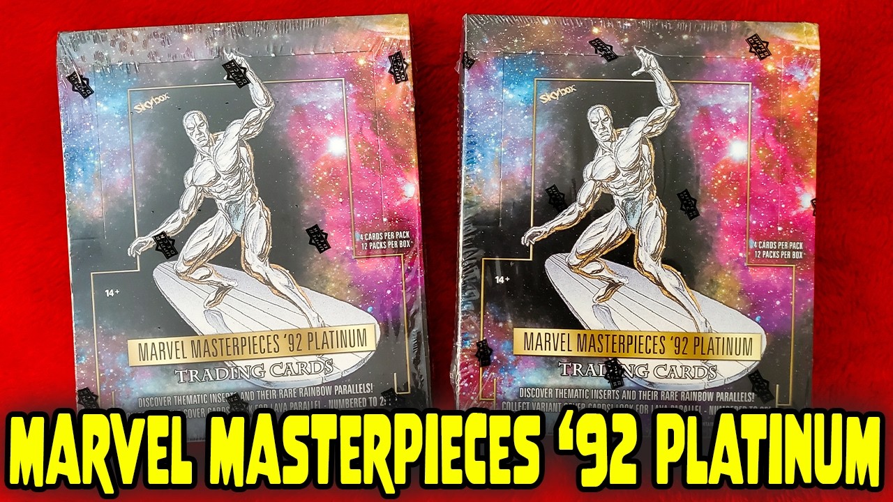 Upper Deck Skybox Marvel Masterpieces '92 Platinum Hobby Box Unboxing Upper Deck Skybox Marvel Masterpieces '92 Platinum Hobby Box Unboxing