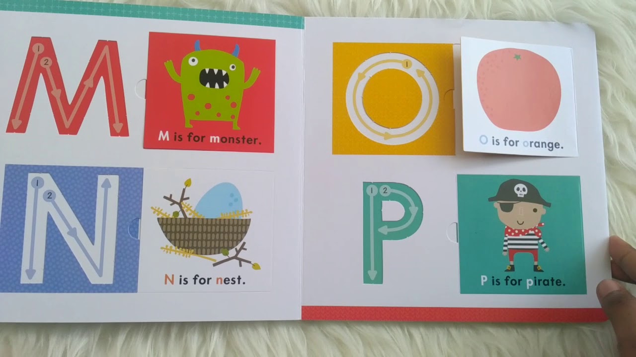 Trace and Lift ABC Board Book (Lift the Flaps!) YouTube