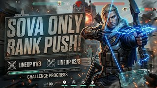 LIVE VALORANT 🔴 Rank Push Today | Only sova to platinum