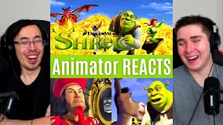 REACTING to *Shrek (2001)* ABSOLUTELY ICONIC!!! (Movie Reaction) Animator Reacts