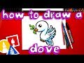 How To Draw A Dove & Olive Branch