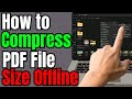 How to Compress PDF File Size Offline