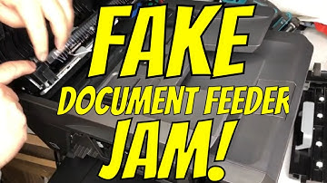 HP Error 0x6100004a Officejet Pro 6978 - Document Loaded Fake Paper Jam