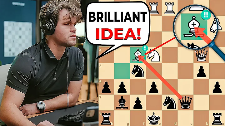 This Brilliant Bishop Sacrifice Shocked Magnus Carlsen!