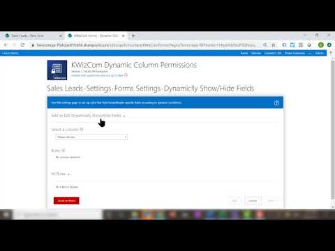 Dynamic fields training video using KWizCom Forms app for SharePoint Online
