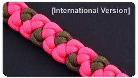 How to Make a Wind Temple Bar (Paracord) Bracelet by TIAT