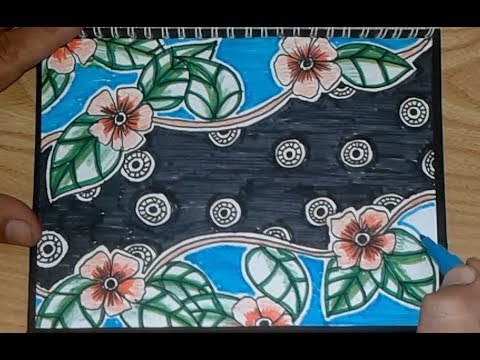  Batik Flora Motif Bunga Mudah dan menarik YouTube