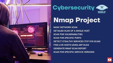 Cybersecurity: NMAP project for Beginners #nmap #cybersecurity #infosec
