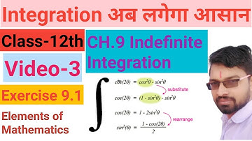 Class 12th maths|| chapter 9 indefinite integration|| exercise 9.1 Question 4 to 6|| video-3