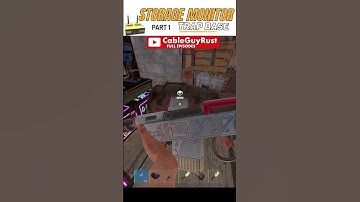 Storage Monitor Trap Base / Part 1 #cableguyrust #rust #rustpcgame #rustgame #rustgameplay