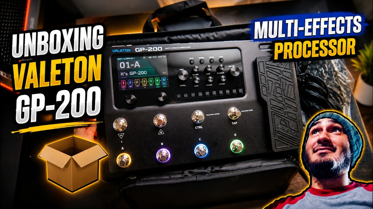 UNBOXING VALETON GP-200 MULTI-EFFECTS PROCESSOR 😎 ️🎸 - YouTube