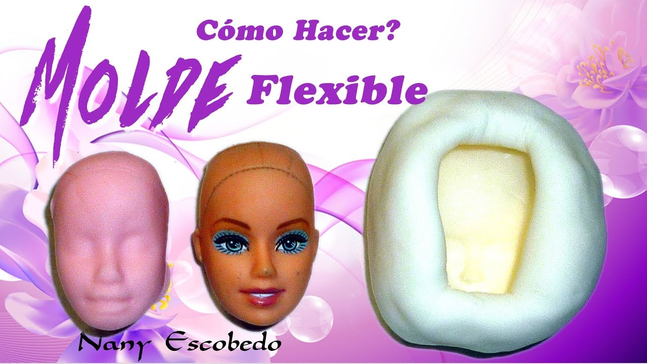 CÓMO HACER MOLDE FLEXIBLE ROSTRO DE MUÑECA