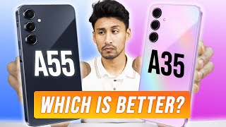 Samsung Galaxy A55 vs A35 Comparision ⚡ Which is BETTER?