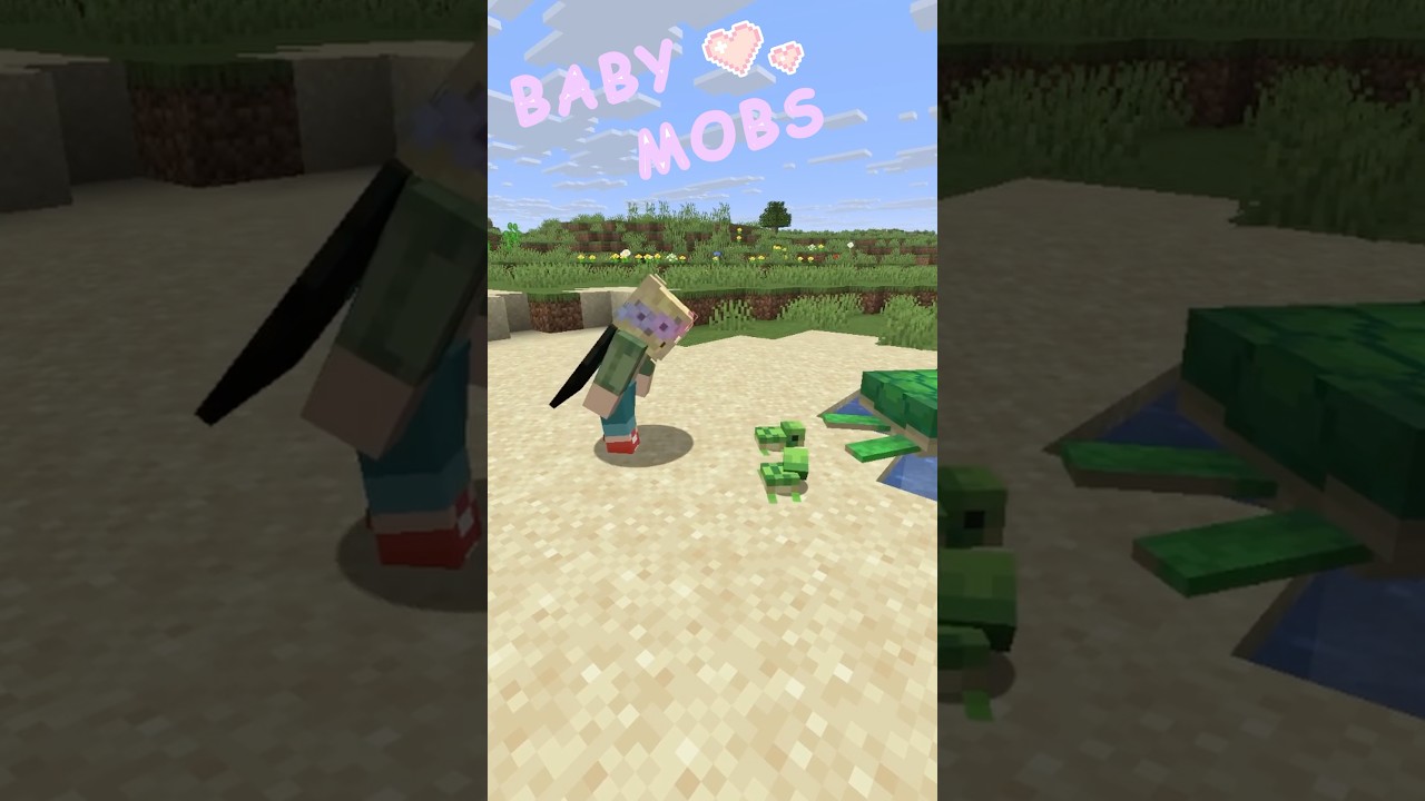 MINECRAFT Baby Mobs are here💖 