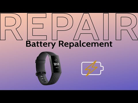 Fitbit Charge 3 Bad Broken Battery Replacement | Repair Tutorial