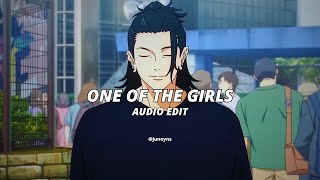 One Of The Girls - The Weeknd, JENNIE, Lily-Rose Depp [edit audio]