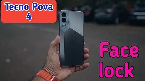 . Face Lock Setup In Tecno Pova 4, How To Set Face Lock In Tecno Pova 4