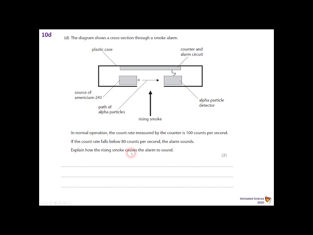 Q10 7C Radioactivity June 2018 iGCSE Physics