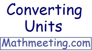 how to convert units