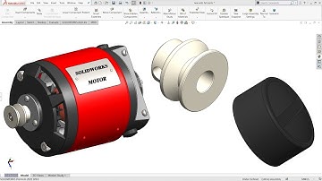 How to Design Motor in Solidworks (Part5to6)  #Motor #solidworks  #engineering  #solidworksprojects