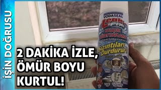 Su Sızıntısı İçin Kesin Çözüm - Vodaseal Leak Fix Kauçuk Yüzey Kaplama İzolasyon Spreyi