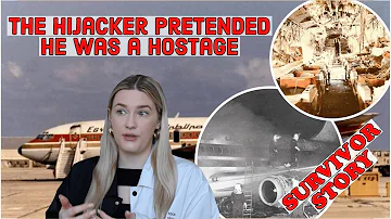 The hijacker pretended he was a HOSTAGE