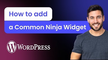 How to add a Common Ninja Widget to WordPress