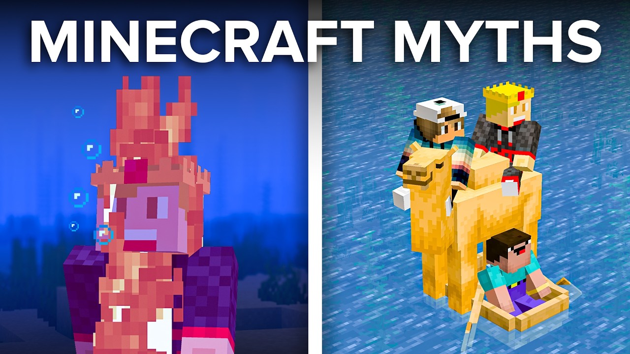 Busting 25 MYTHS In Minecraft That You Still Believe