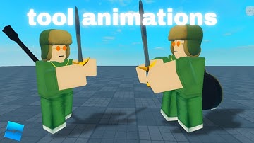 How To Make a TOOL WITH ANIMATION In Roblox Studio