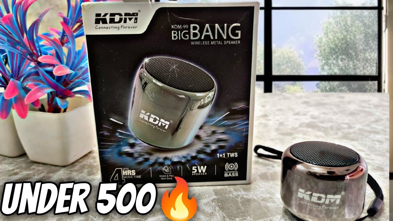 KDM 99 BigBang Metal Wireless Speaker 🔊 With 4 Amazing Features😍