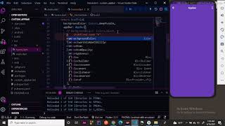 How to create an Appbar in flutter 03