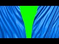 Blue Curtains Opening And Closing Animation Green Screen Free Download