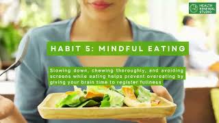 5 Science Backed Habits for Healthy Weight Loss