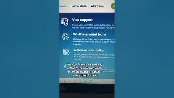 pov: you found a company that offers international internships and organizes everything for you