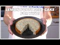 Lemon Poppyseed Cake For Two - Glen And Friends Cooking