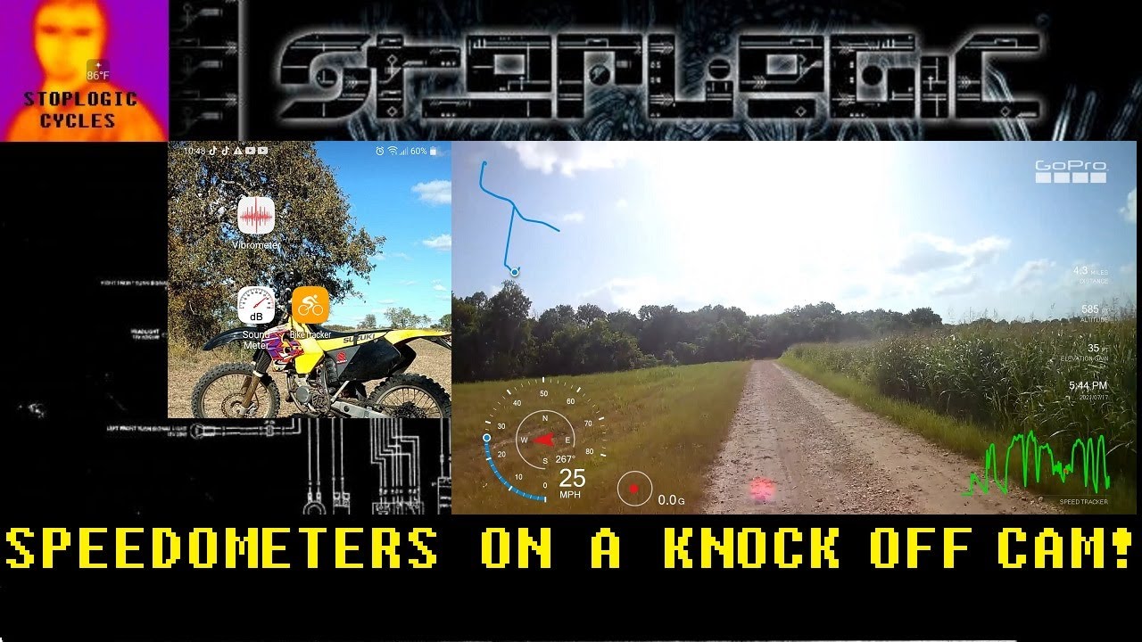 GoPro SPEEDOMETERS on a KNOCK OFF Action Cam! YouTube