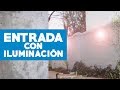 ¿Cómo arreglar la entrada de la casa con iluminación?