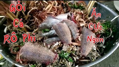 Gỏi Cá món ăn cực ngon của người dân tộc thái vùng tây bắc | 26 Giải Trí