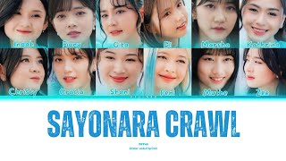 JKT48 - Sayonara crawl ( color coded lyrics)