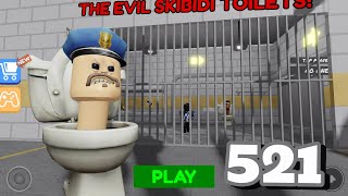 Skibidi Toilet Barrys Prison Run Gameplay 521 Roblox