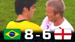 Endrick, Neymar & Ronaldinho, Kaka Destroying England For 20 Years : Brazil vs England 20022024