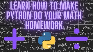 math rules in python l programming kids